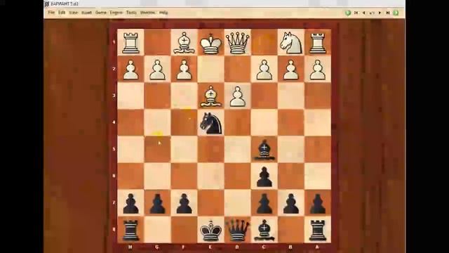 ДЕБЮТ ЗА ЧЕРНЫХ. ГАМБИТ СТАФФОРДА! Школа шахмат d4-d5. смотреть онлайн