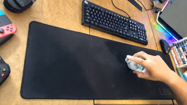 How to clean your Lenovo legion XL cloth mouse pad + some updates смотреть онлайн