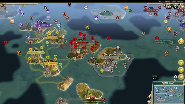 Civilization 5: Brave New World - BEST NAVAL CIVS - Part 5 [AI Only Gameplay] смотреть онлайн