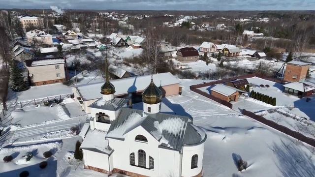 Храм Преподобного Сергия Радонежского. г. Пустошка Псковской области смотреть онлайн