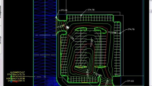 Parking Lot Civil 3D смотреть онлайн