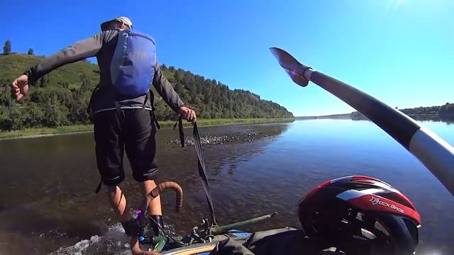 Вело-водный поход с ночлегом на острове. 135 км смотреть онлайн