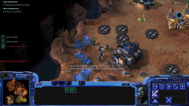 StarCraft 2 Wings of Liberty: Plus Co-op Mode Campaign Mission 2 - The Outlaws смотреть онлайн
