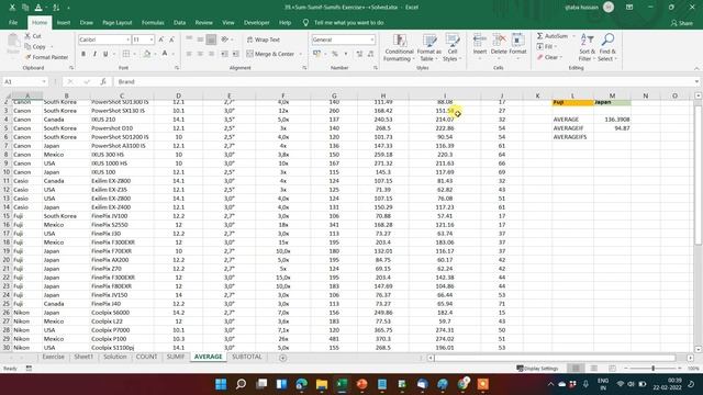 AVERAGE Function in Excel | Average Formula | Using the AVERAGE function in Excel | AVERAGEIF смотреть онлайн