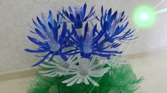 Цветы из пластиковых бутылок . Это продолжение. смотреть онлайн