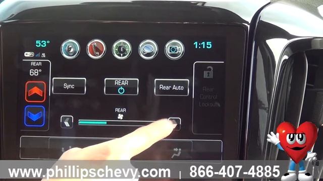 Phillips Chevrolet - 2018 Chevy Traverse 3LT– Rear Climate - Chicago New Car Dealership смотреть онлайн