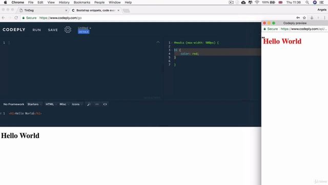 Media Query Breakpoints смотреть онлайн
