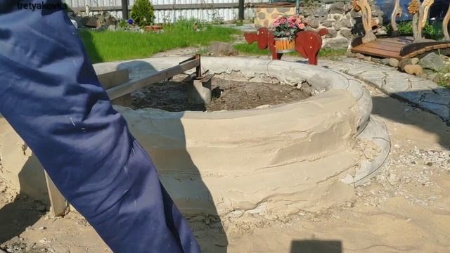 Клумба для цветов своими руками. смотреть онлайн