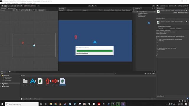 Rotate 2D Object To Face Another Object Unity 2D Tutorial смотреть онлайн