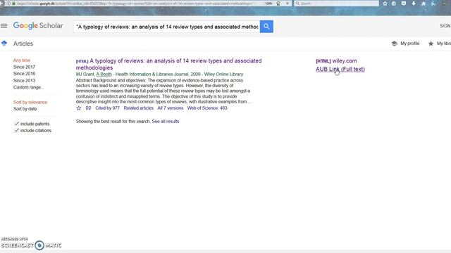 Method B: Find the article in Google Scholar and make a Permalink смотреть онлайн