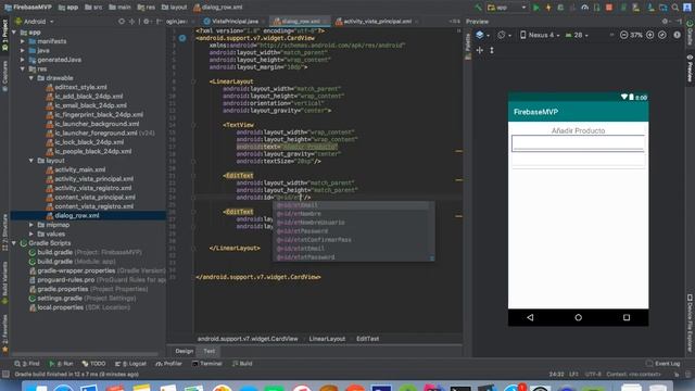 Arquitectura MVP con Firebase - Creando productos y cargando en Firebase - Parte 3 смотреть онлайн