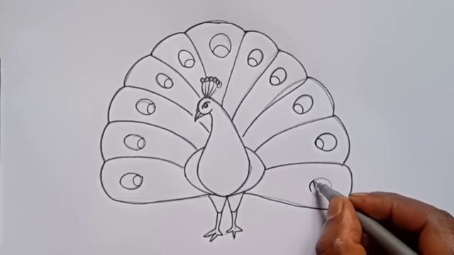 how to draw peacock drawing and colouring easy step by step@DrawingTalent смотреть онлайн