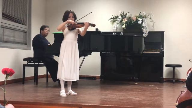 180118 - Sarah - Class Violin Concert - Friedrich Seitz - Student Concerto No. 2 Op.13