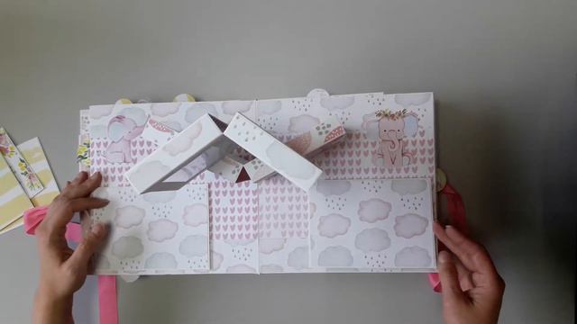 Детский поп-ап альбом со слониками. смотреть онлайн