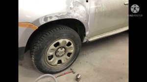 Renault DUSTER Ремонт передние крылья (Проще замена)