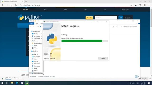Windows 10 install python 3.9.0 and Django 3.1.3 смотреть онлайн