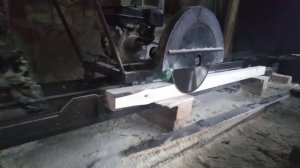 Наша самоделка: Самодельная бензиновая дисковая пилорама