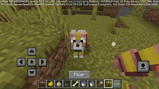 chegou finalmente cor para armaduras de cachorros Minecraft versão 1.20.80.20 snapshot смотреть онлайн