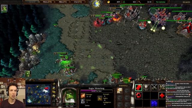 BURROW RUSH to help them grow as a person - WC3 - Grubby смотреть онлайн