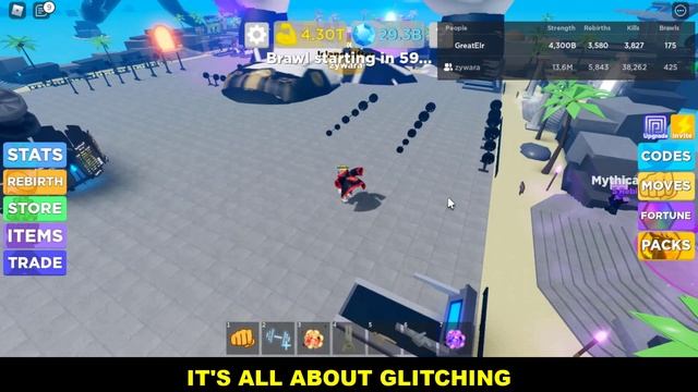From Noob to Glitcher #5 - Backup Account | Muscle Legends Roblox смотреть онлайн
