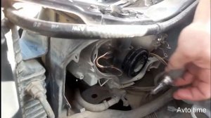 Замена Лампочки Ближнего Дальнего Света Фар Мерседеса w210