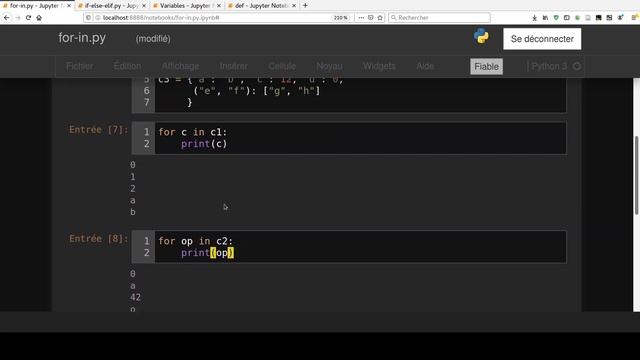 For ... in ... statement in Python смотреть онлайн