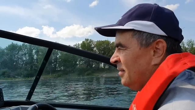 Настройка, тесты Волжанка Legend fish 55 и MERCURY F150 EFI. смотреть онлайн