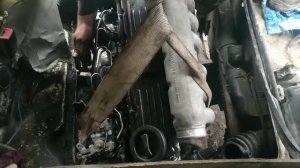 Volkswagen LT 28 установка двигателя