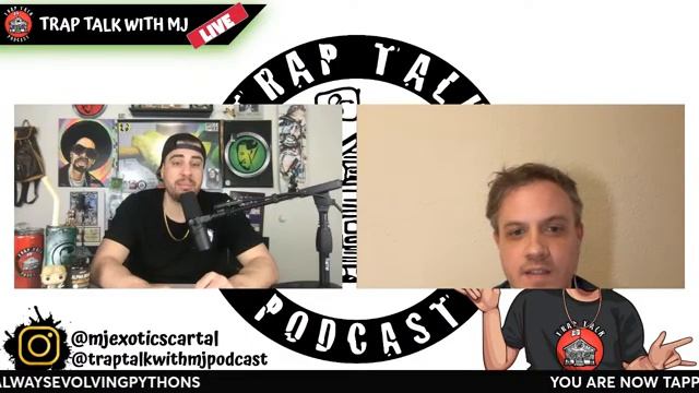 #144 CHRISTOPHER RICE | EMERALD TREE BOA BREEDER | GREEN TREE PYTHON BREEDER | TRAP TALK WITH MJ смотреть онлайн