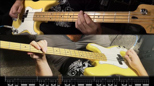 Deftones - Korea - Bass Playthrough With Tab - #bass #tablature #basstabs #musiclessons #deftones
