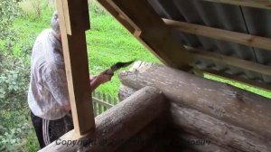 Монтаж  каркаса фронтона и козырьков. Монтаж крыши. Часть5.