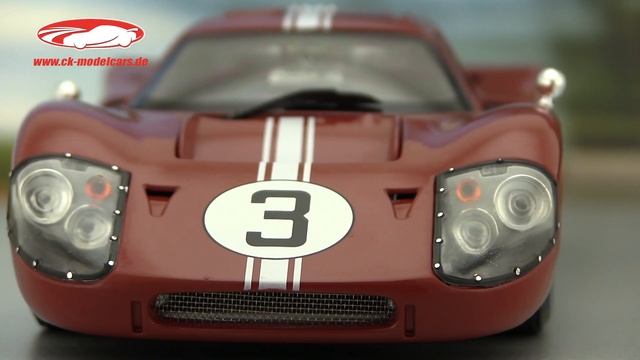 Ck-modelcars-video: Ford GT40 MK IV #3 24h LeMans 1967 Andretti, Bianchi ShelbyCollectibles