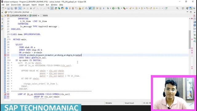 LOOP AT Group By SAP ABAP on HANA PART - 3 ( Real time example) смотреть онлайн