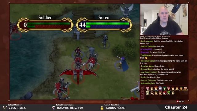 Part 7: Fire Emblem Path of Radiance, Maniac Mode, Ironman Stream - "R.I.P Evil Booba Lady" смотреть онлайн