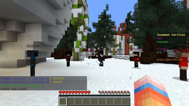 СНЕГОВИКИ АТАКУЮТ Snowman Survival ► Minecraft смотреть онлайн