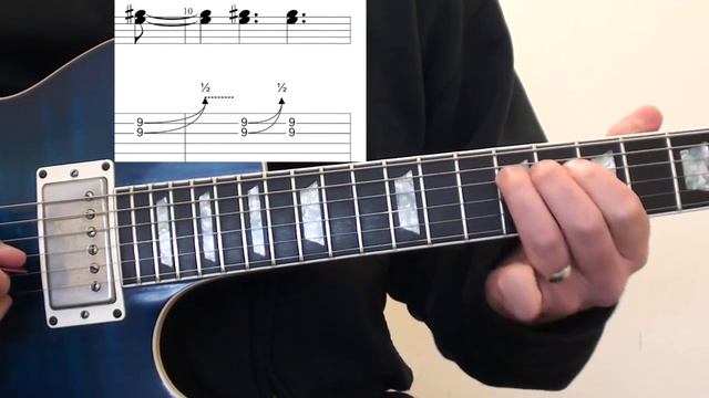 Guitar Soloing Lesson-How To Play-Enter Sandman-Metallica-Guitar Solo Lesson W/Tablature