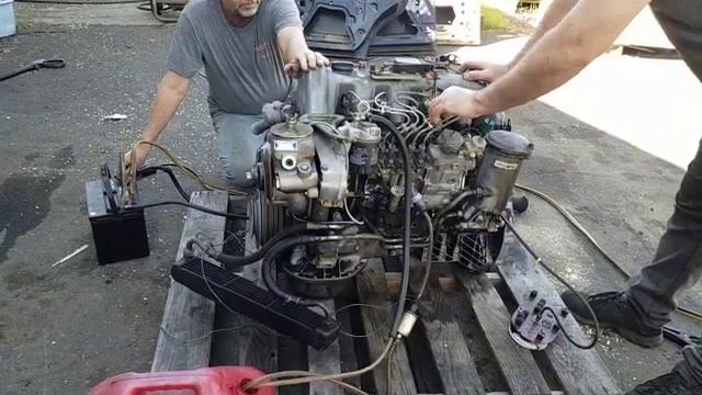 Mercedes-Benz OM617 Turbodiesel Engine Testing, High Compression, Good Runner