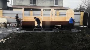 СБОРКА БАНИ-БОЧКИ | ОДИН ДЕНЬ ИЗ ЖИЗНИ КОМПАНИИ АЙДАБОЧКА