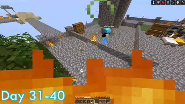 I Spent 100 Days in LUCKY BLOCK Minecraft смотреть онлайн