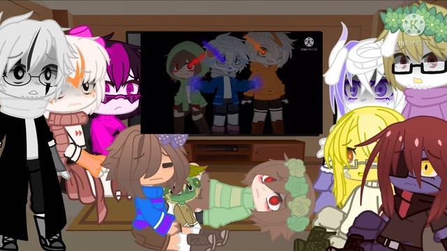 Undertale reacts to Sans || 12k+ || I’m hungry. || (They/Them) смотреть онлайн