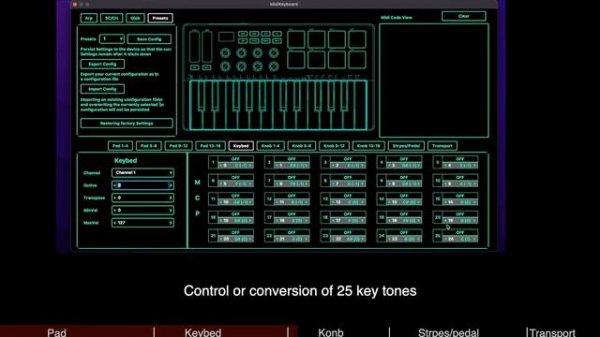 SMK-25 MIDI Keyboard Cubesuite Software Usage(part 2)