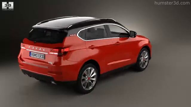 Great Wall Haval H2 2014 by 3D model store Humster3D.com смотреть онлайн