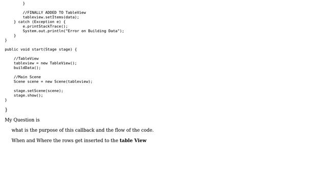 What is the use of Callback while adding dynamic data from mysql db in JavaFX? (2 Solutions!!) смотреть онлайн
