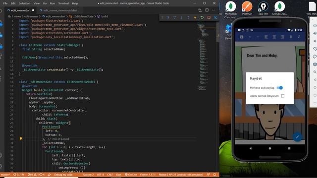Add name to meme | Meme generator with flutter смотреть онлайн