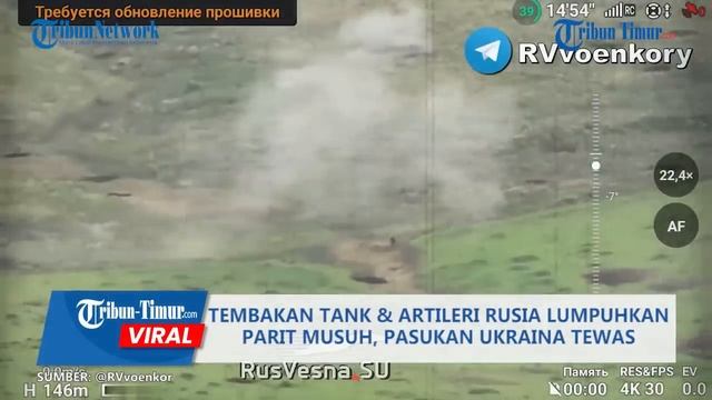 Tembakan Tank & Artileri Rusia Lumpuhkan Parit Musuh, Pasukan Ukraina Tewas hingga Tertangkap смотреть онлайн