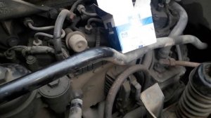 Замена термостата. Мотор греется. Не греется. Холодно в кабине. мерседес атего.