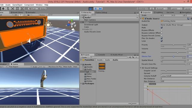 [Урок по Unity] Звук в игре смотреть онлайн