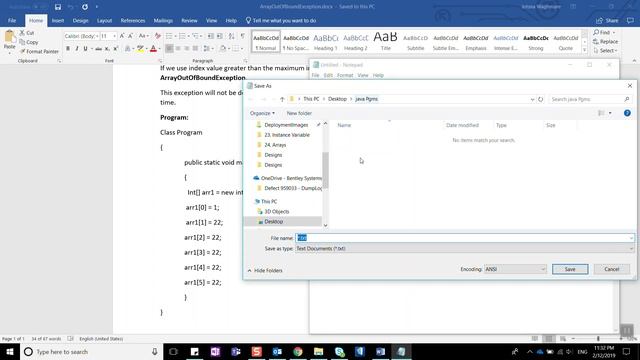 Java Tutorial 18: ArrayOutOfBoundException смотреть онлайн
