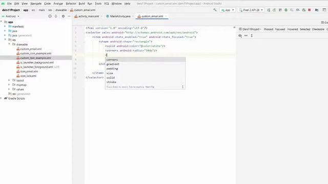 13 - EditText özelleştirme | Android Studio Dersleri (2021) смотреть онлайн