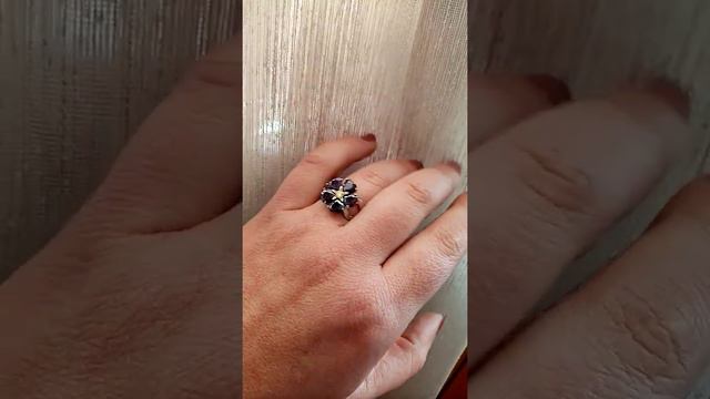Forget me Not Flower Ring Sterling Silver 925 смотреть онлайн